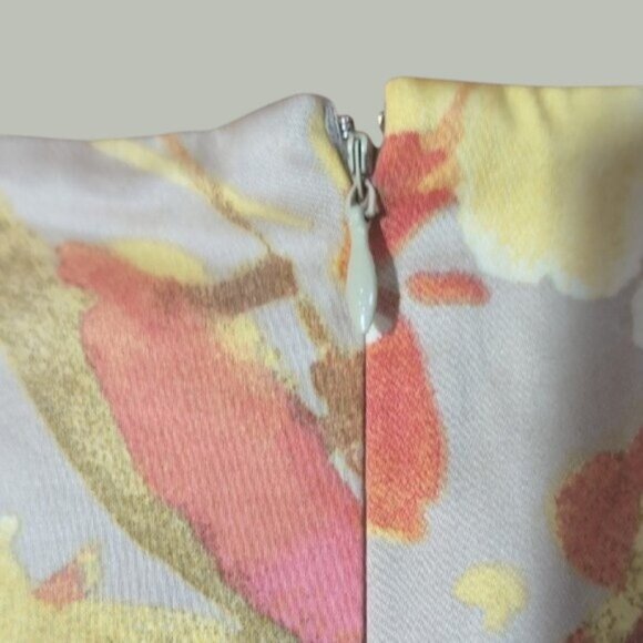 Floral Sleeveless Anne Klein Stretch Dress - Picture 4 of 4